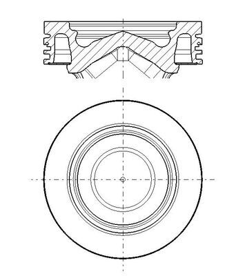 MAHLE 061 PI 00138 000 Piston for SCANIA VAN HOOL