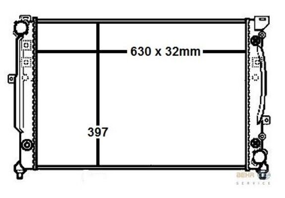 Radiator, engine cooling