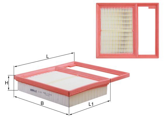 MAHLE LX 4157 Air Filter...