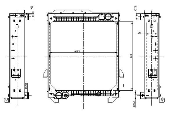Radiator, engine cooling