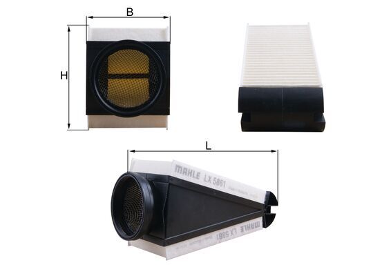 MAHLE LX 5861 Air Filter...