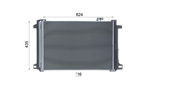 Condenser, air conditioning 12