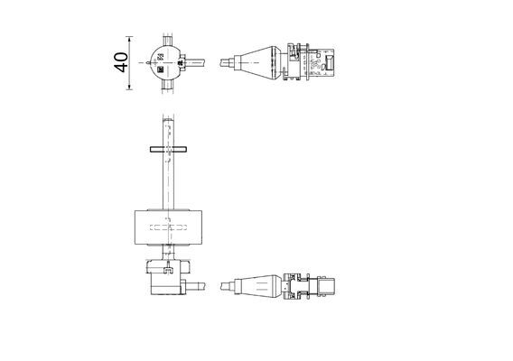 MAHLE CRTX 14 000P Level Control Switch, coolant level indicator for DAF
