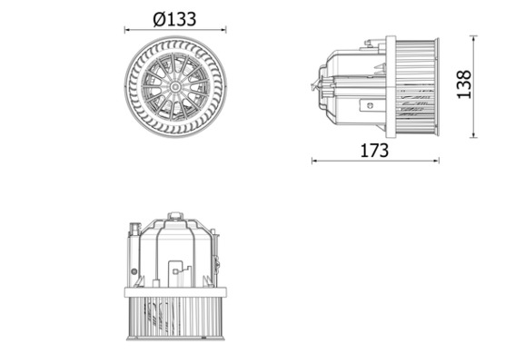 MAHLE AB 337 000P BEHR ***...