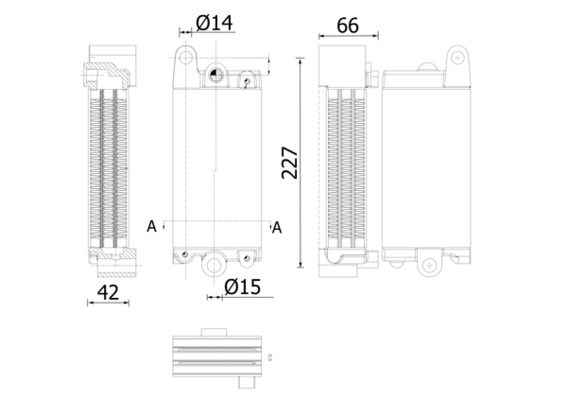 Oil Cooler, engine oil