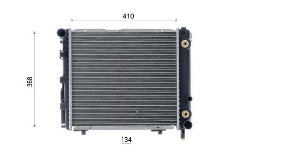 Radiator, engine cooling 16