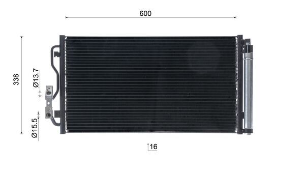 Condenser, air conditioning 5