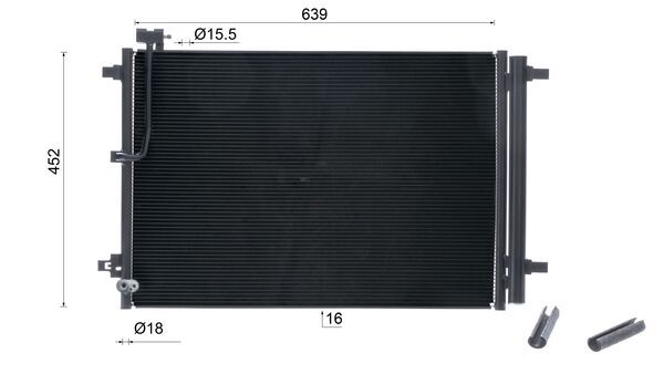 Condenser, air conditioning 6