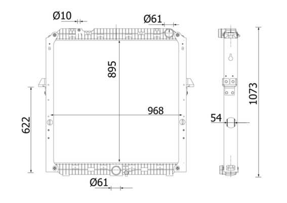 Radiator, engine cooling 2