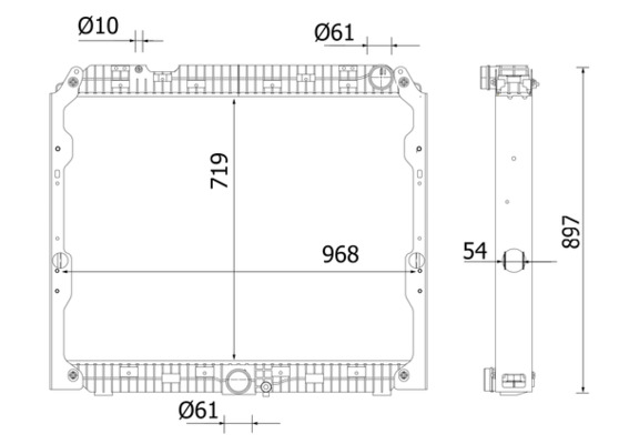 Radiator, engine cooling 3