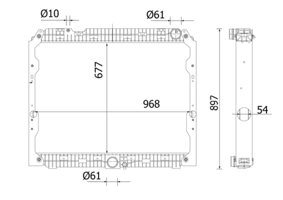 Radiator, engine cooling 3