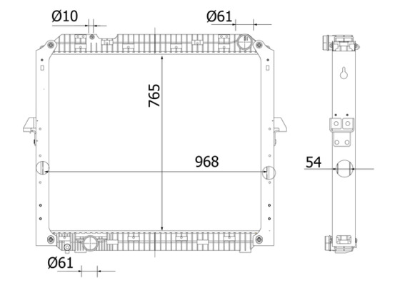 Radiator, engine cooling 2