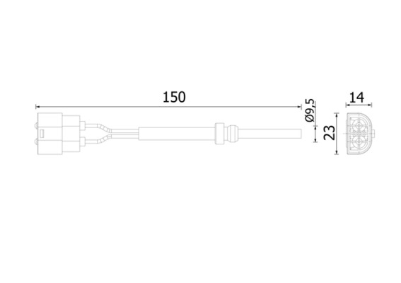 MAHLE CRTX 2 000S Level Control Switch, coolant level indicator for VOLVO