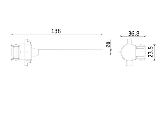 MAHLE CRTX 4 000S Level Control Switch, coolant level indicator for DAF