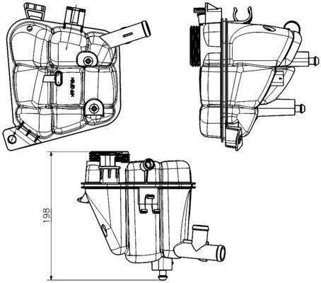Expansion Tank, coolant 2