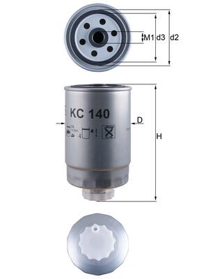 MAHLE KC 140 Fuel Filter...