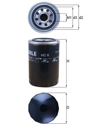 Filter, operating hydraulics 4