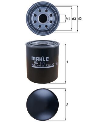 Filter, operating hydraulics