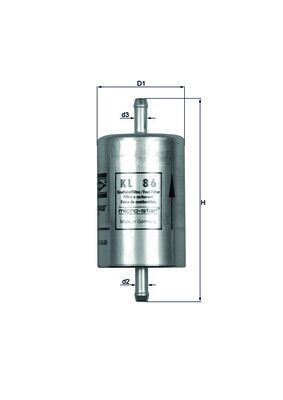 MAHLE KL 86 Fuel Filter for...