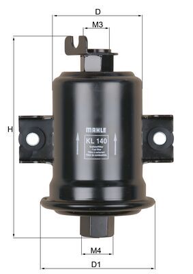 MAHLE KL 140 Fuel Filter...
