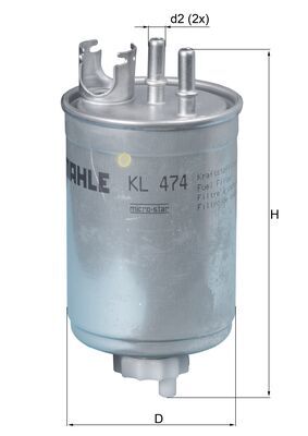 MAHLE KL 474 Fuel Filter...