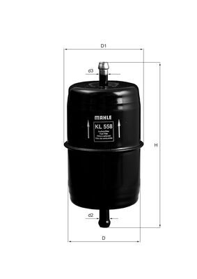MAHLE KL 558 Fuel Filter...
