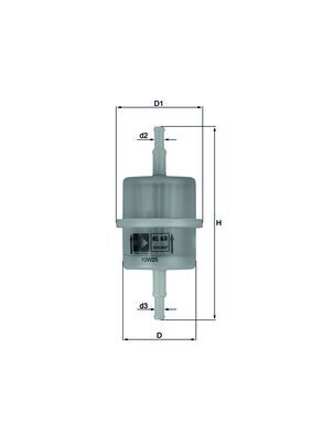 MAHLE KL 63 OF Fuel Filter...