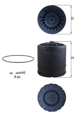 Air Dryer Cartridge, compressed-air system 5
