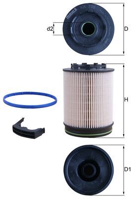 MAHLE KX 705D Fuel Filter...
