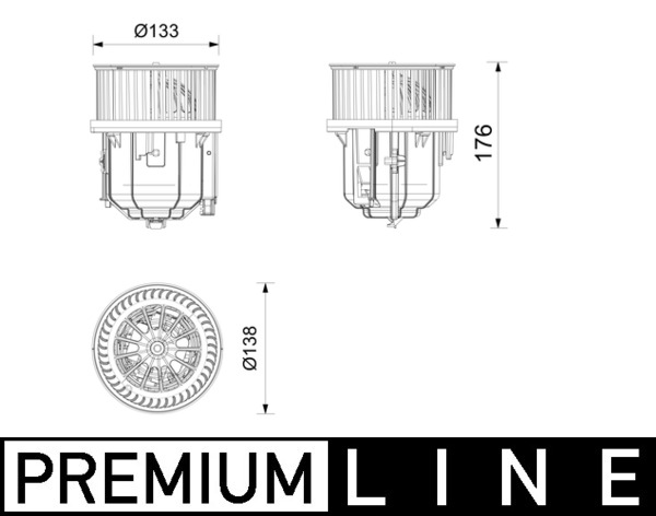 MAHLE AB 416 000P BEHR ***...