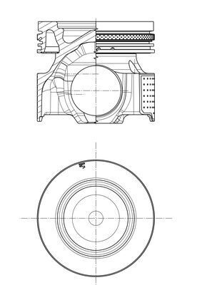 MAHLE 439 PI 00100 000 Πιστόνι