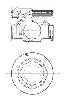 MAHLE 439 PI 00102 000 Πιστόνι