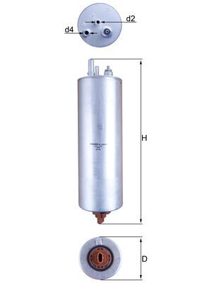 MAHLE KL 229/12 Fuel Filter...