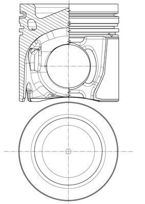 MAHLE 037 PI 00160 000 Piston