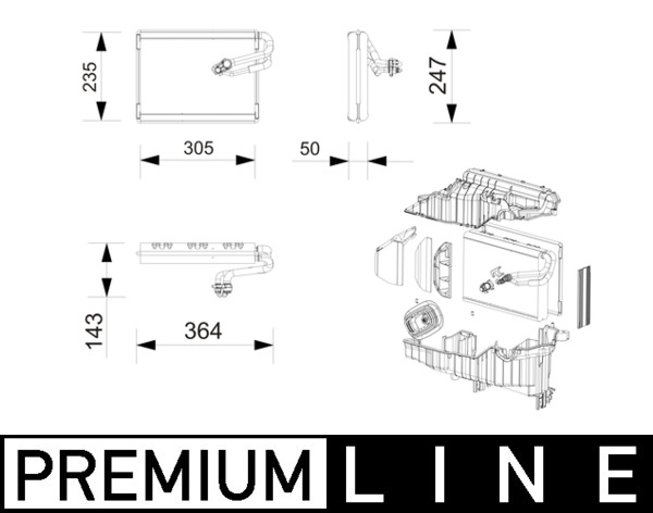 MAHLE AE 269 000P BEHR ***...