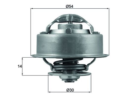 MAHLE TX 124 87D Termostat,...