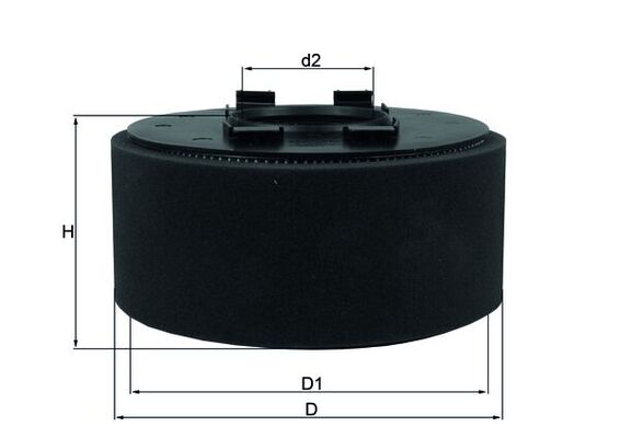 MAHLE LX 870 Air Filter for...