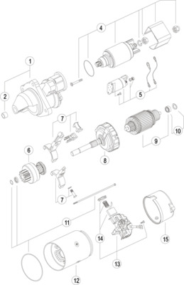 MAHLE MS 449 стартер