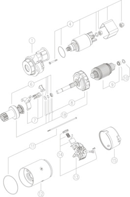 MAHLE MS 292 стартер