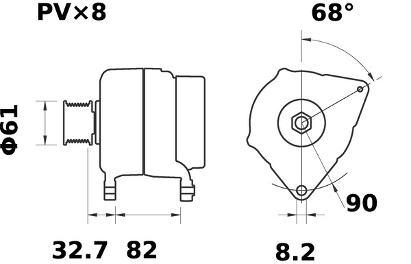 MAHLE MG 481 Dynamo
