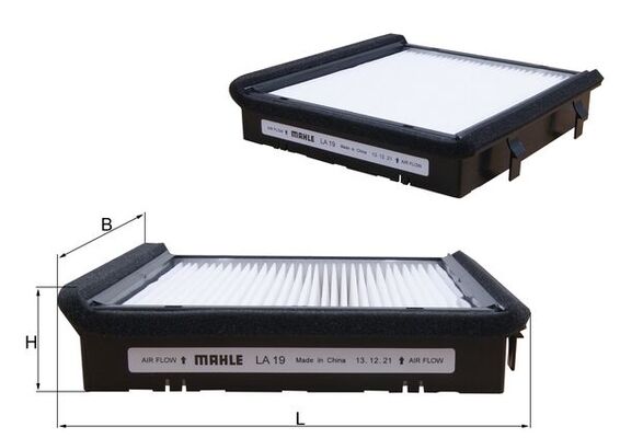MAHLE LA 19 Filter, cabin...