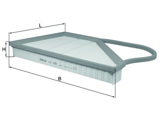 HENGST FILTER E1463L Luftfilter