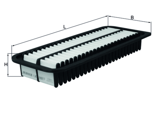 MAHLE LX 2027 Vzduchový filter