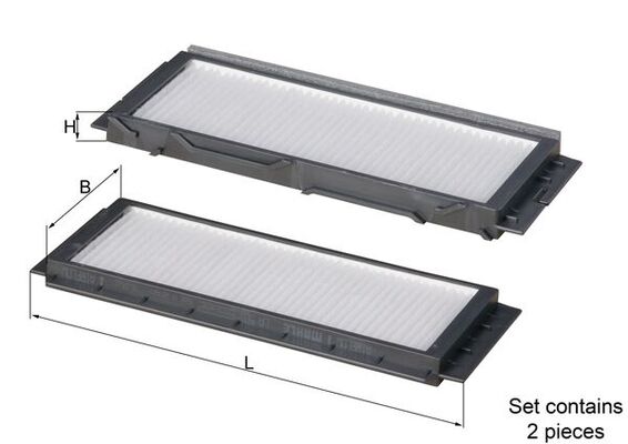 MAHLE LA 501/S Filter,...