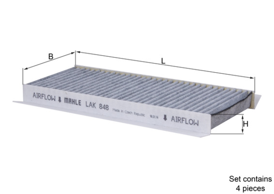 MAHLE LAK 848/S Filter,...