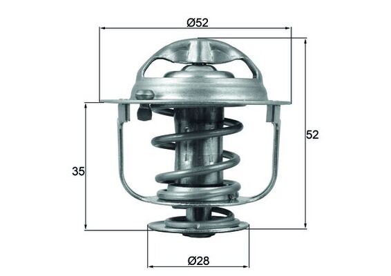 MAHLE TX 165 88D Termostat,...