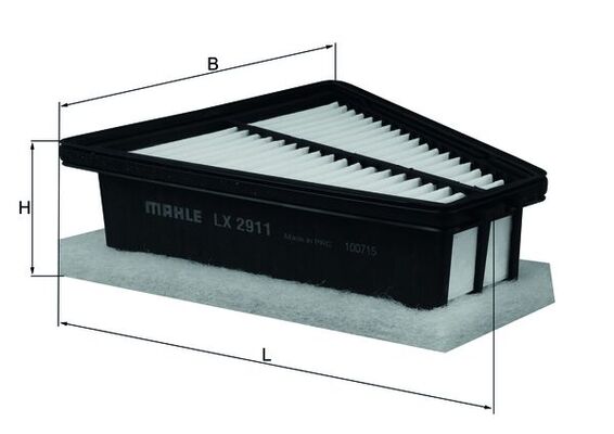 MAHLE LX 2911 légszűrő