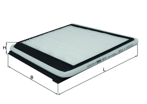 MAHLE LA 41 Filter, cabin air for RENAULT