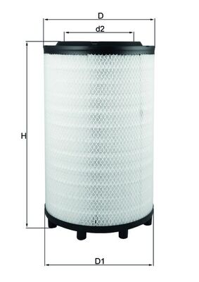 MAHLE LX 3582 légszűrő SCANIA