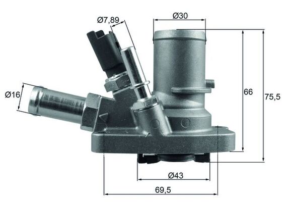 MAHLE TI 258 80 Termostat,...